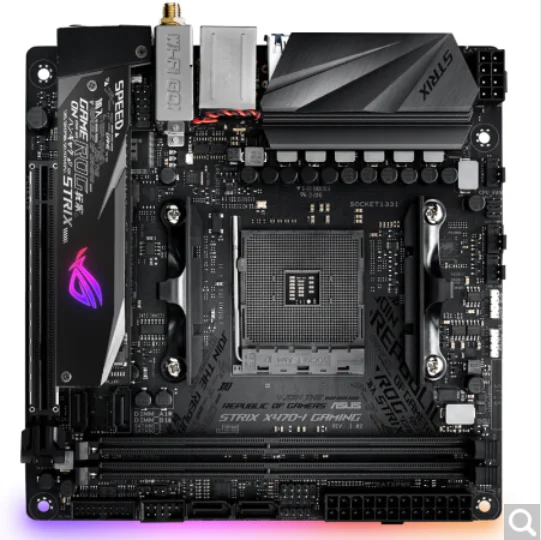 Игровая доска Asus(Республика геймеров) ROG STRIX X470-I GAMING ITX