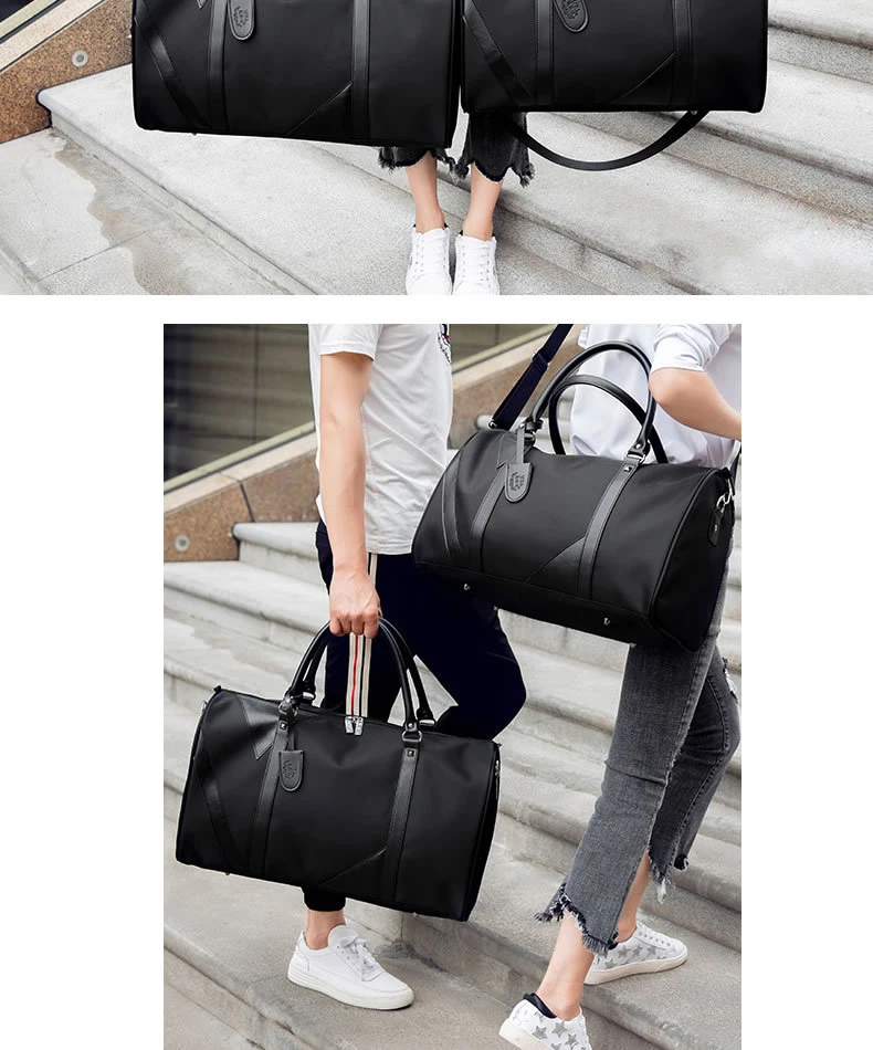 Wobag модная сумка на выходные, нейлоновая дорожная сумка, мужская сумка для путешествий, водонепроницаемая сумка для путешествий, для путешествий, большая сумка через плечо, сумка для спортзала