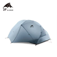 3f ul gear 2 person 4 season camping tent outdoor ultralight hiking backpacking hunting waterproof tent 15d silicone zelt tenten