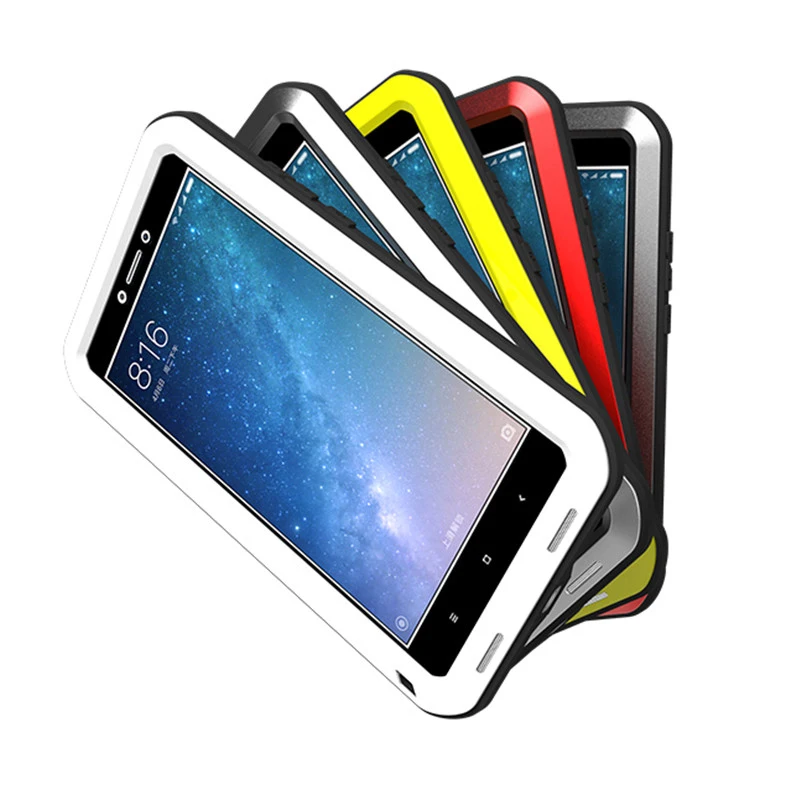 Металлический Алюминиевый Чехол для Xiaomi Mi Max 2, защитный чехол для всего тела, противоударный чехол s для Xiaomi Mi Max2 Doom Coque Fundas