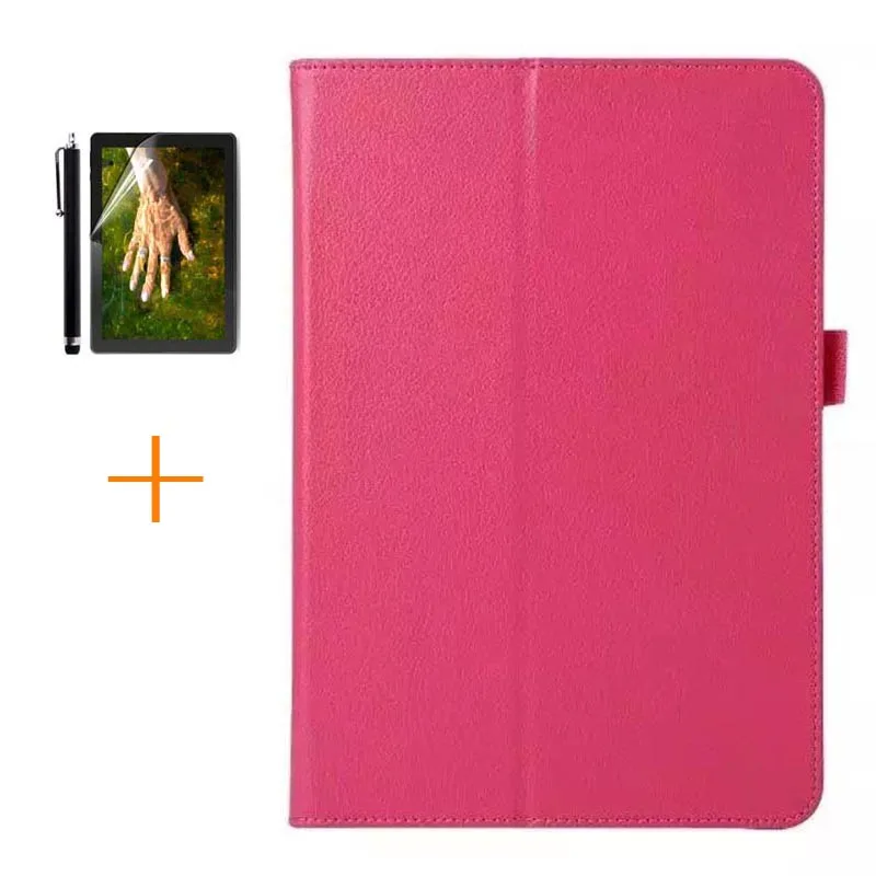 RoseRed.3in1 Для huawei MediaPad M5 Lite 10, тонкий складной чехол-подставка с функцией автоматического пробуждения/сна для huawei MediaPad M5 Lite, 10,1 дюймовый планшет - Цвет: RoseRed.3in1