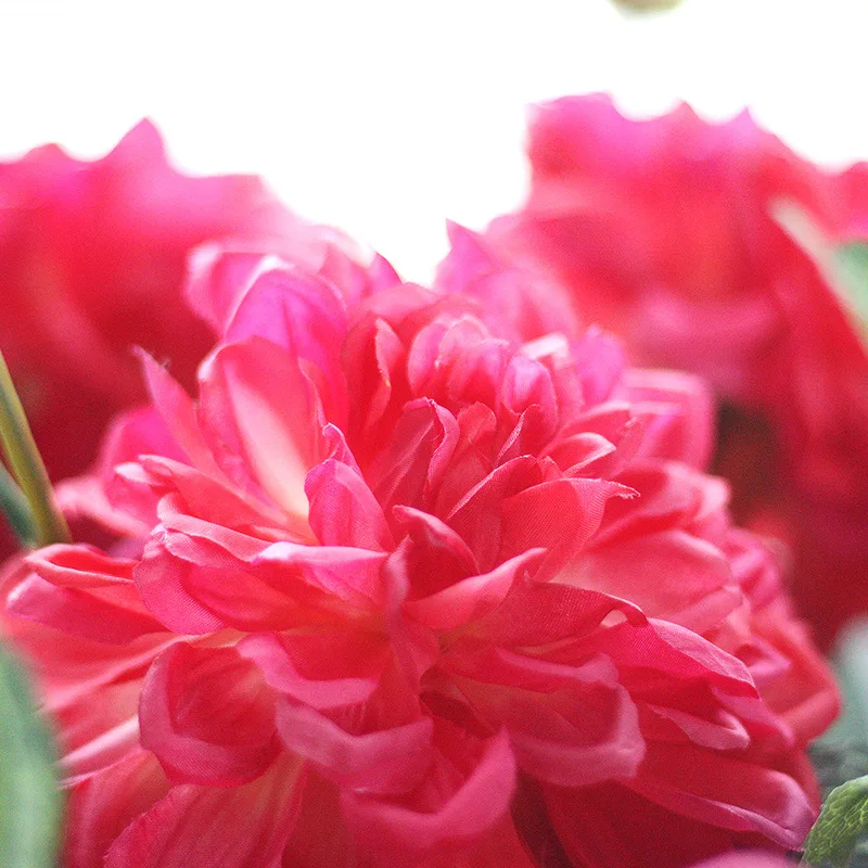 1 шт. Шелковый букет невесты на свадьбу большие искусственные цветы Осенние яркие