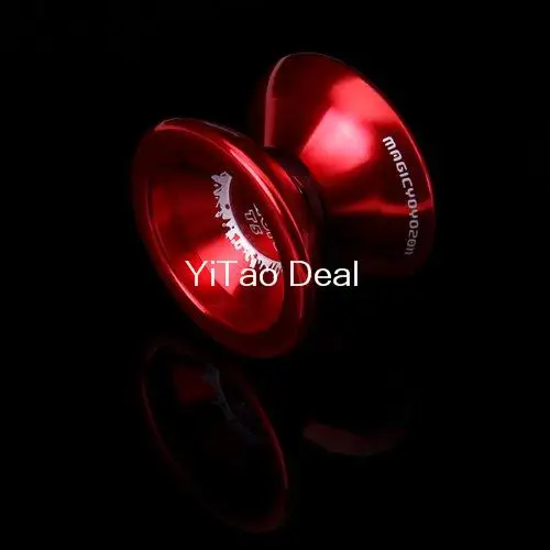 Бесплатная доставка профессиональная Игрушка Magic YOYO Red T5 из алюминиевого