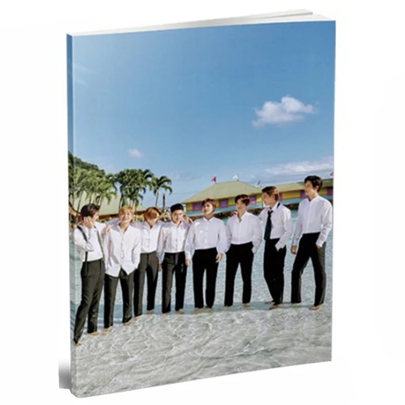 Альбом KPOP EXO самодельная бумага Lomo карта фото постер Фотокарта вентиляторы