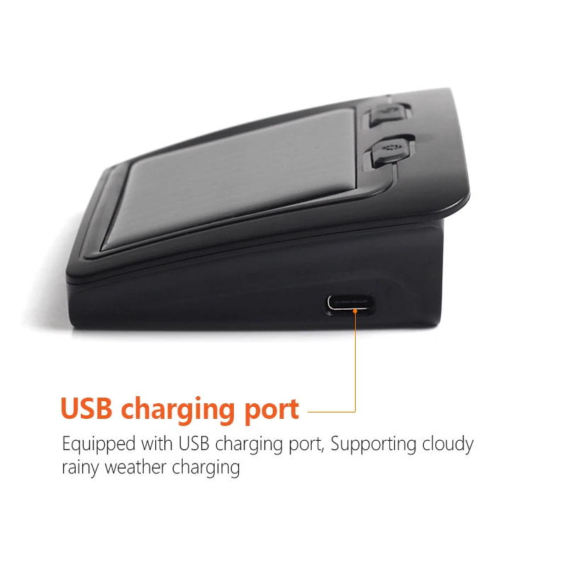 Ancel TPMS солнечная мощность и USB система мониторинга давления в шинах цифровой ЖК