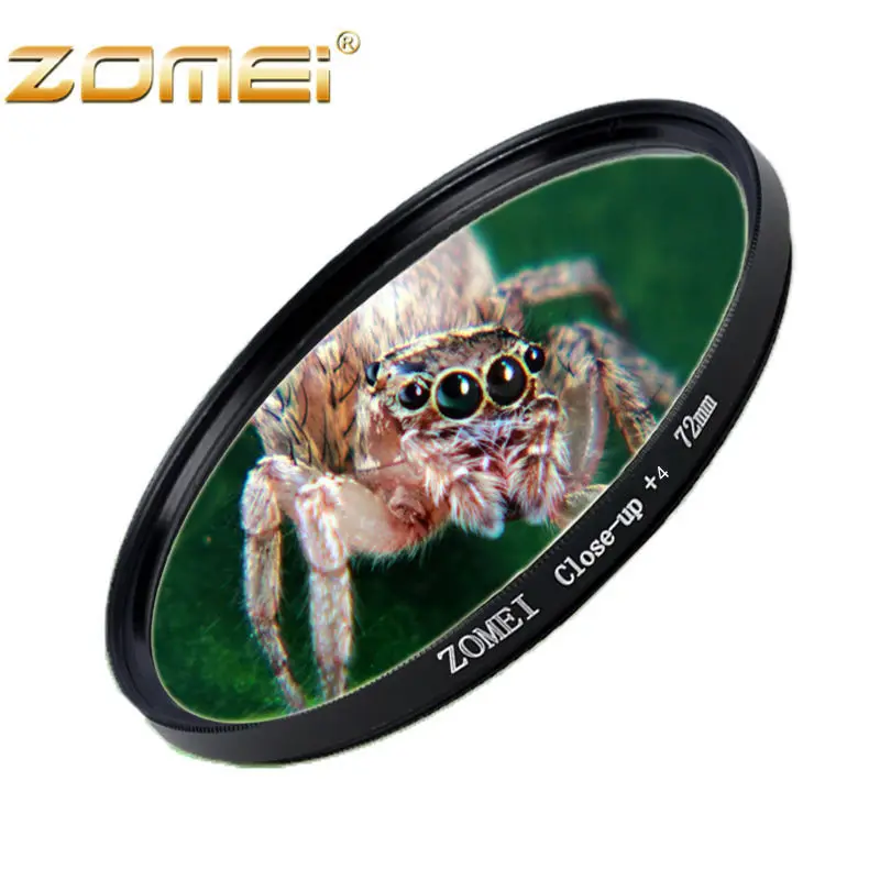 ZOMEI 52 55 58 62 67 72 77 82 мм Макросъемка макрофильтр для объектива Комплект + 1 2 3 4 8 10 Canon