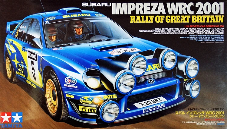 1/24 Subaru WRC2001 ралли модель автомобиля 24250