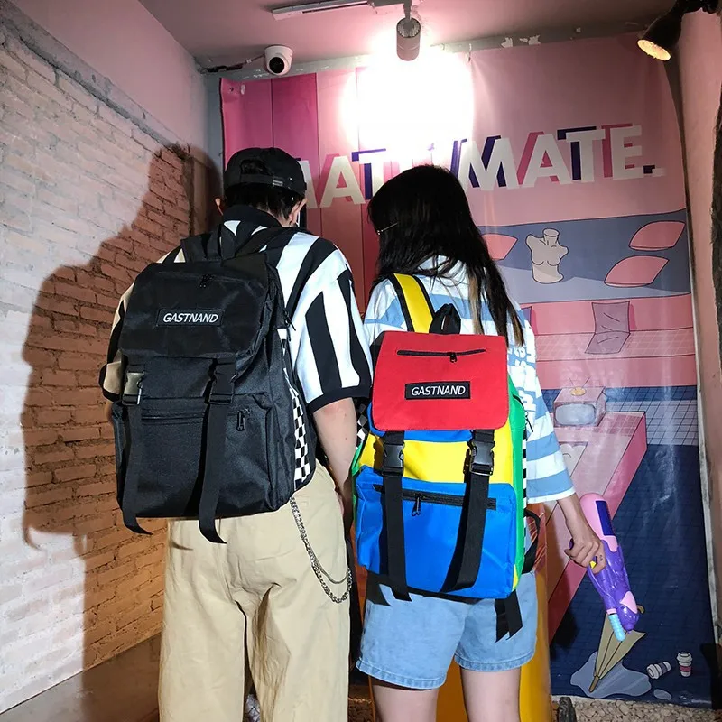 Мужской рюкзак в гонконгском стиле большой для отдыха японском и корейском с