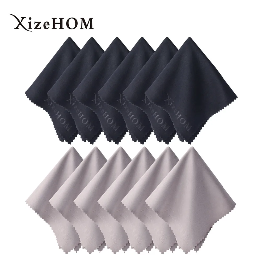 XizeHOM 30*30 см/12 шт. Новые очки ткань мобильного телефона салфетки для камеры lcd-монитор компьютера Ipad очистки