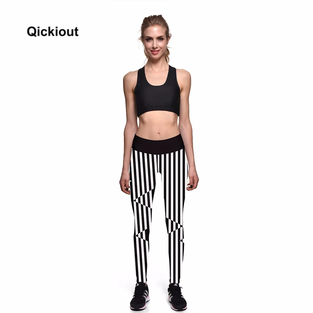 Новинка года Qickitout модные новые стильные весенне-осенние леггинсы брюки с принтом Высококачественные эластичные женские штаны для рождественских подарков