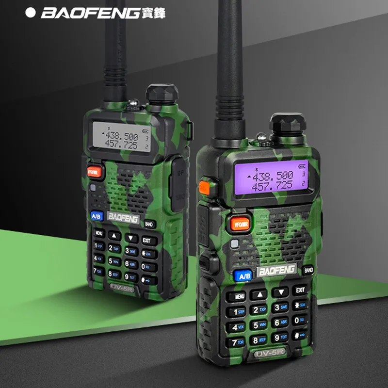 Baofeng UV-5R двухсторонняя радио двухполосная рация двойной дисплей Беспроводная связь UV5R рация UV5R трансивер