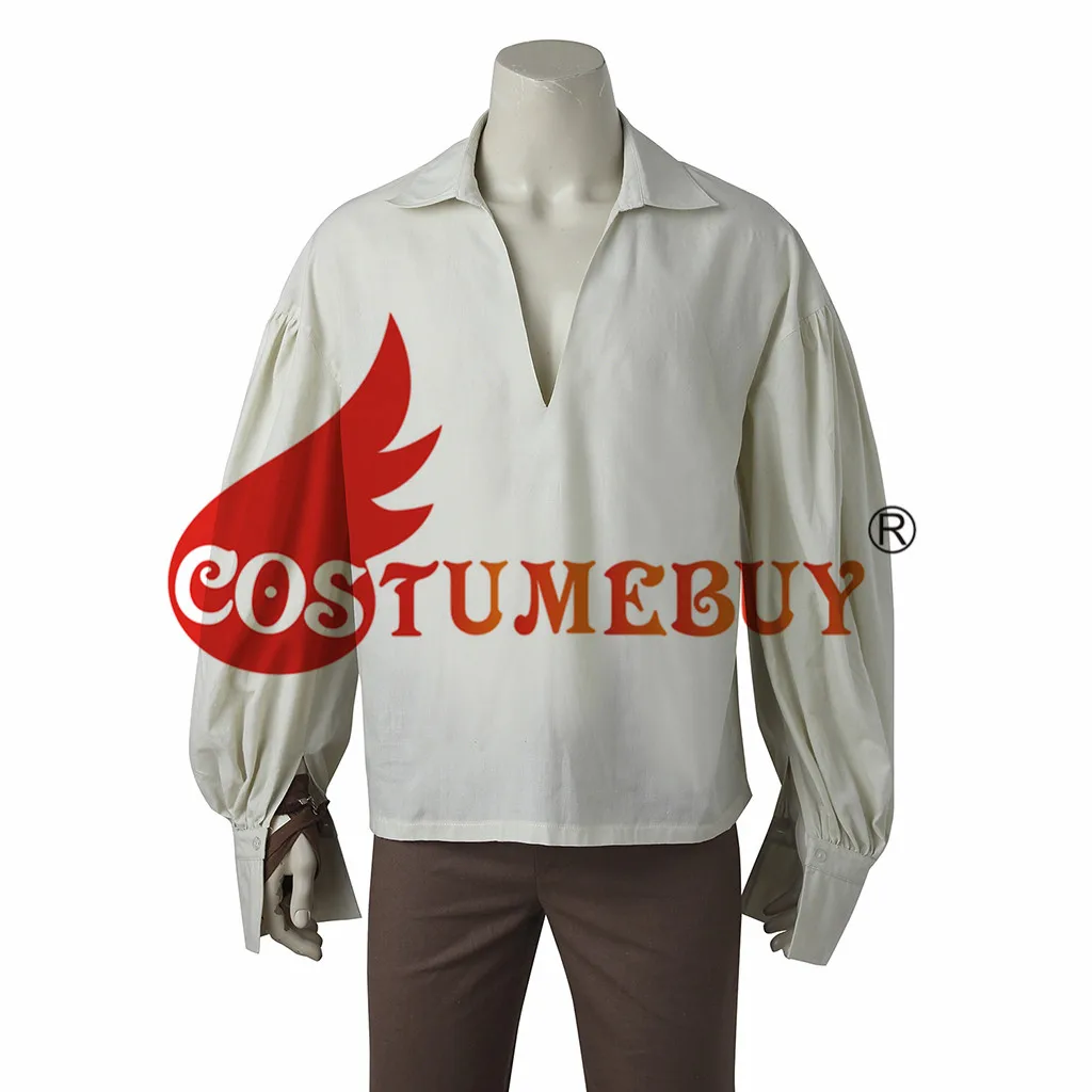 CostumeBuy капитан Джек Воробей куртка жилет брюки Пираты Карибы мертвецы скажите нет сказки Salazar's Revenge наряд L920