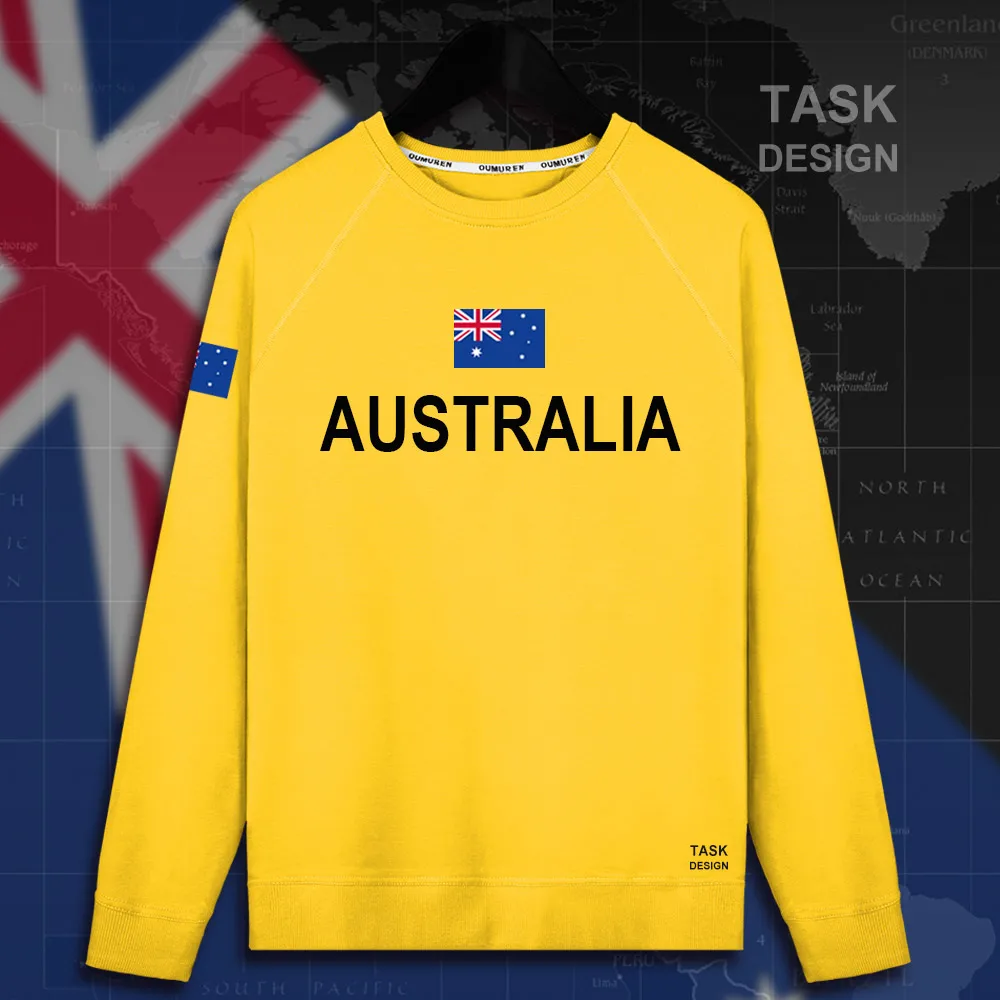 Австралийский пуловер с капюшоном Мужская толстовка тонкая новая уличная одежда