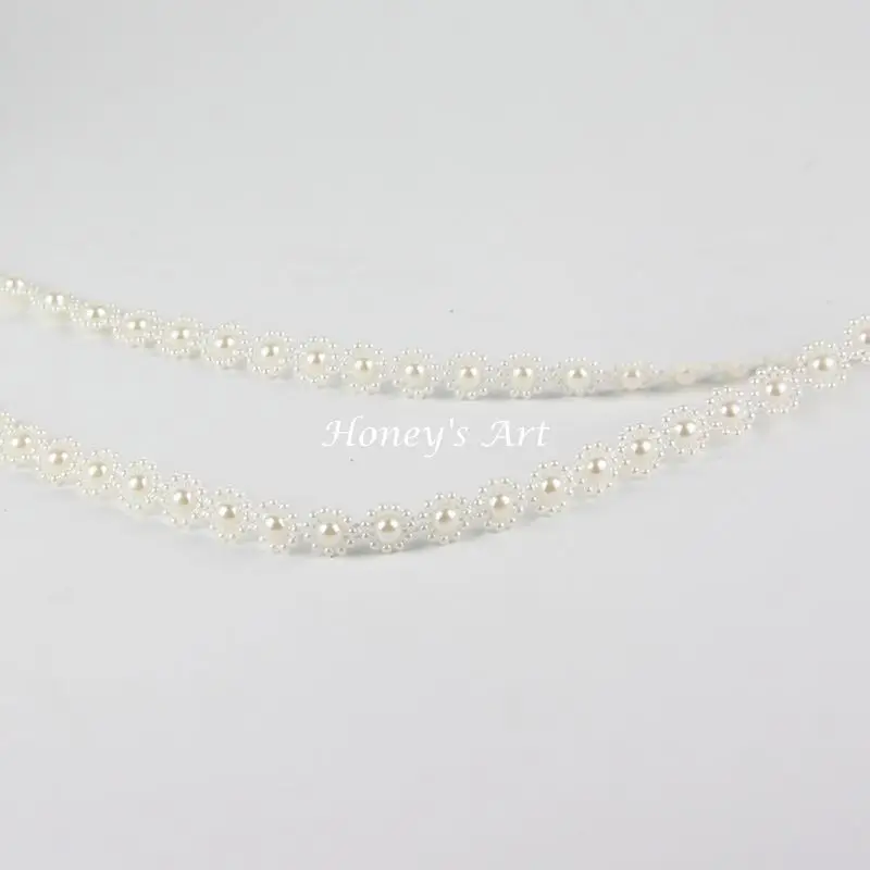 Цепочка с подсолнухами для украшения свадебных цепочек 10 мм 25 м 1 рулон