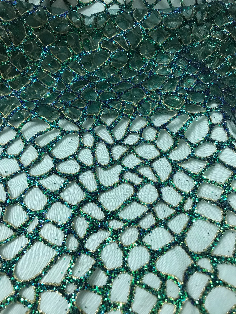 Красивый дизайн склеенная блестящая ткань Cyndi-1010462 Блестящий Блеск для вечеринки