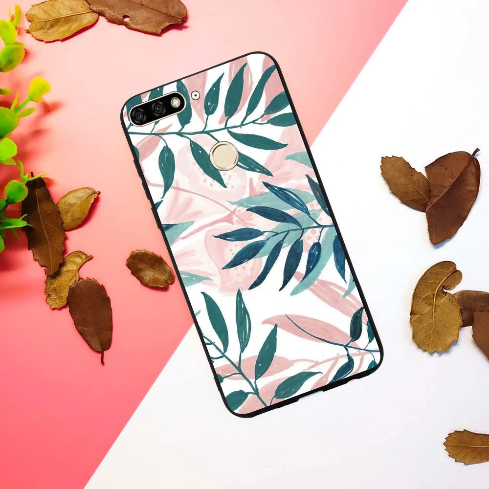 Мягкие чехлы для huawei Nove 3 3i 2i Nova Lite 2017 Smart 2 Enjoy 6S 7 S 8 Plus с мраморными цветами |