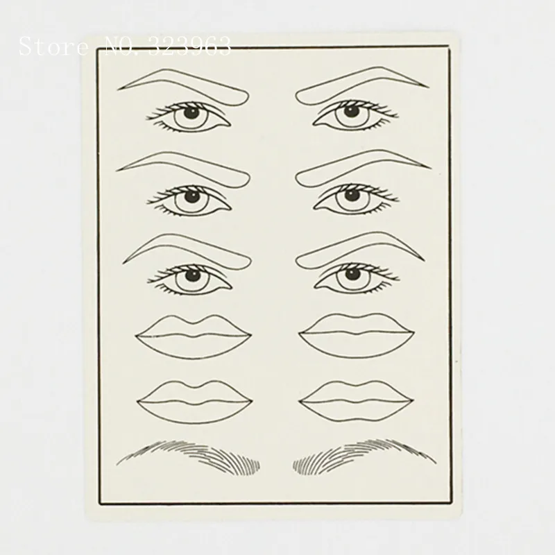 Бесплатная доставка кожа для пожилых вышивка тату-тренировка бровей губ |