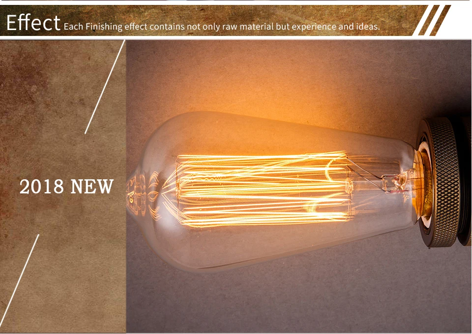 Ретро Edison led светильник лампочка E27 220 В 40 Вт A19 ST64 G80 G95 G125 T10 T45 T185 ампулы Винтаж лампа накаливания Эдисона