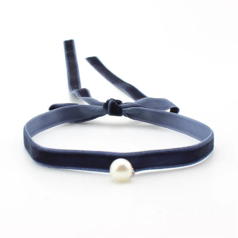 Шикарное многоцветное длинное бархатное ожерелье-чокер s для женщин модное колье