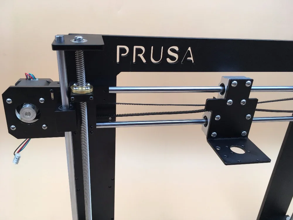 Reprap Prusa i3 алюминиевый механический комплект, с алюминиевой рамкой, l X карета, конец холостого хода+ X конец держатель для мотора, двигатели, T8 свинцовый винт