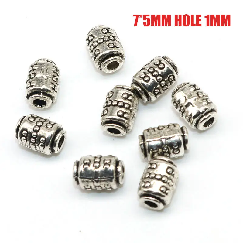 Металлические бусины с серебряным покрытием для изготовления ювелирных изделий