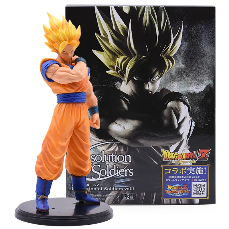15-21 см Dragon Ball Z Goku Vegeta фигурка Супер Saiyan Son Gokou ПВХ Коллекционная модель игрушки для рождественского подарка с коробкой