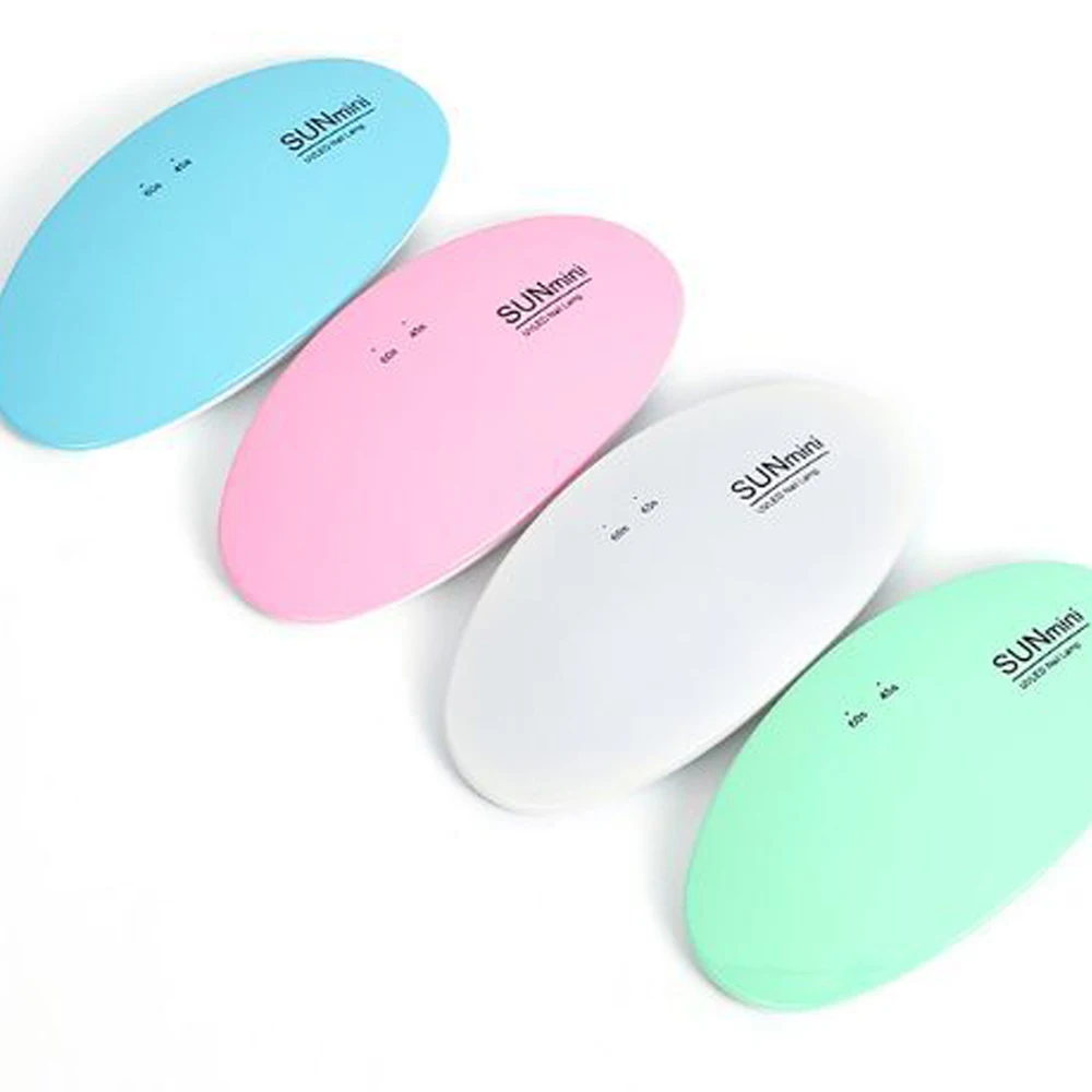 Gelike новый стиль 6 Вт LED УФ Сушилка для ногтей портативная мини форма радуги USB