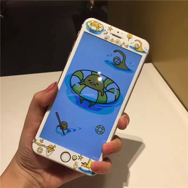24 Японское аниме Anpanman Crayon Shinchan шаблон Закаленное стекло протектор экрана для iPhone 7 8 6 6s Plus - Цвет: 24
