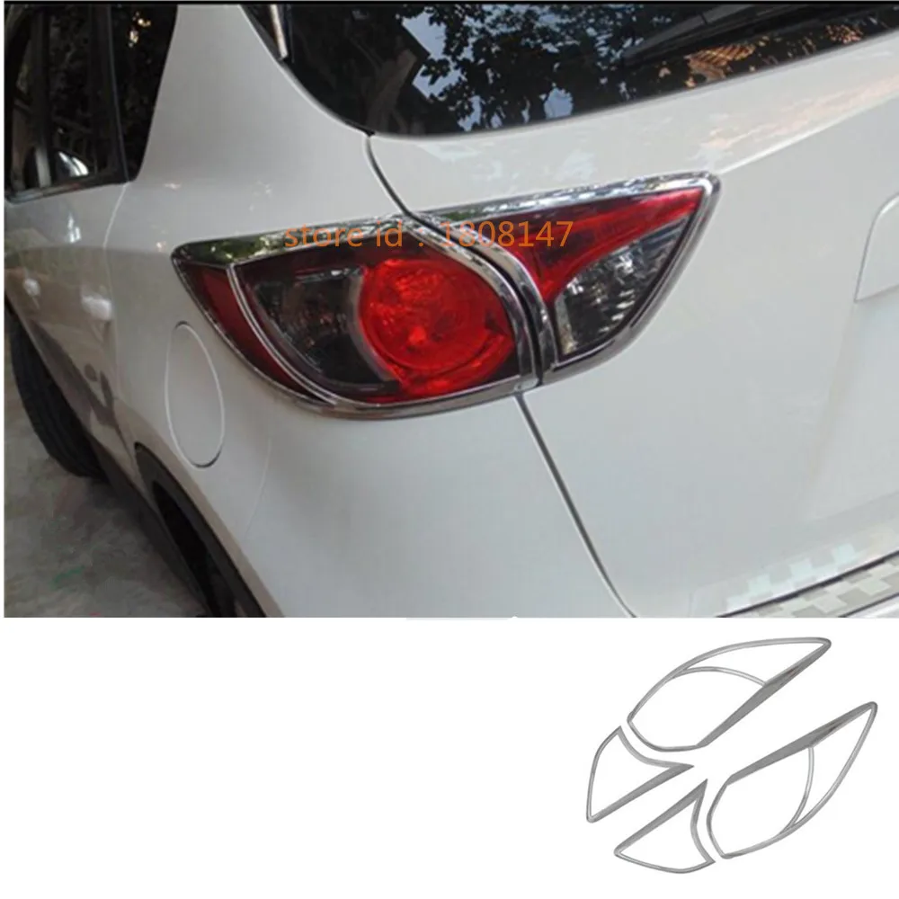4 шт. хромированные задсветильник фонари для Mazda CX5 2012 2013 2014 | Автомобили и
