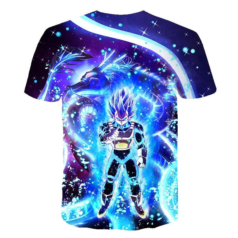 Dragon Ball Z Ultra инстинкт Гоку Супер Saiyan Для мужчин футболка 3D печатных летний Dragon Ball футболка смешные Для мужчин рубашка Азиатский размеры S-6XL