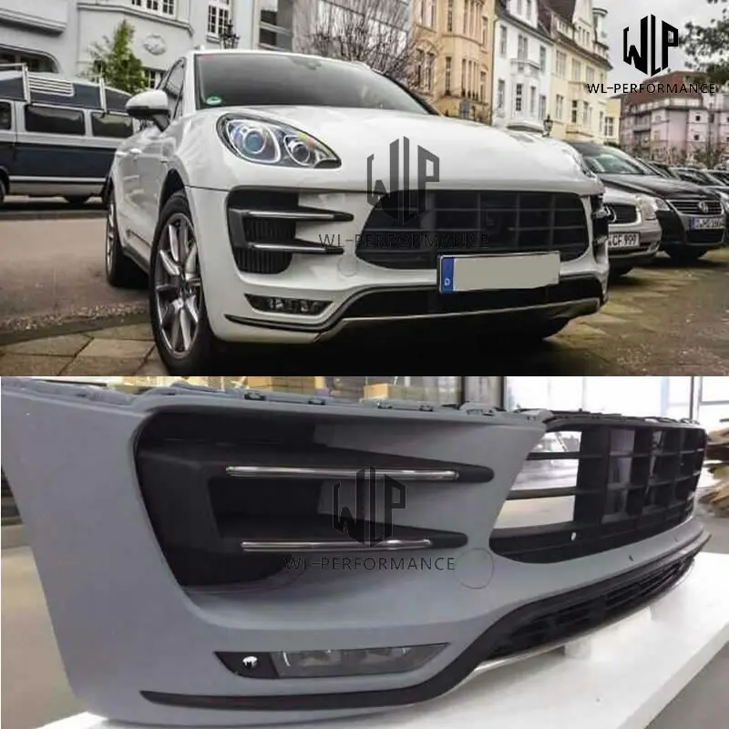 Высококачественный комплект кузова автомобиля из FRP передний бампер для Porsche MACAN