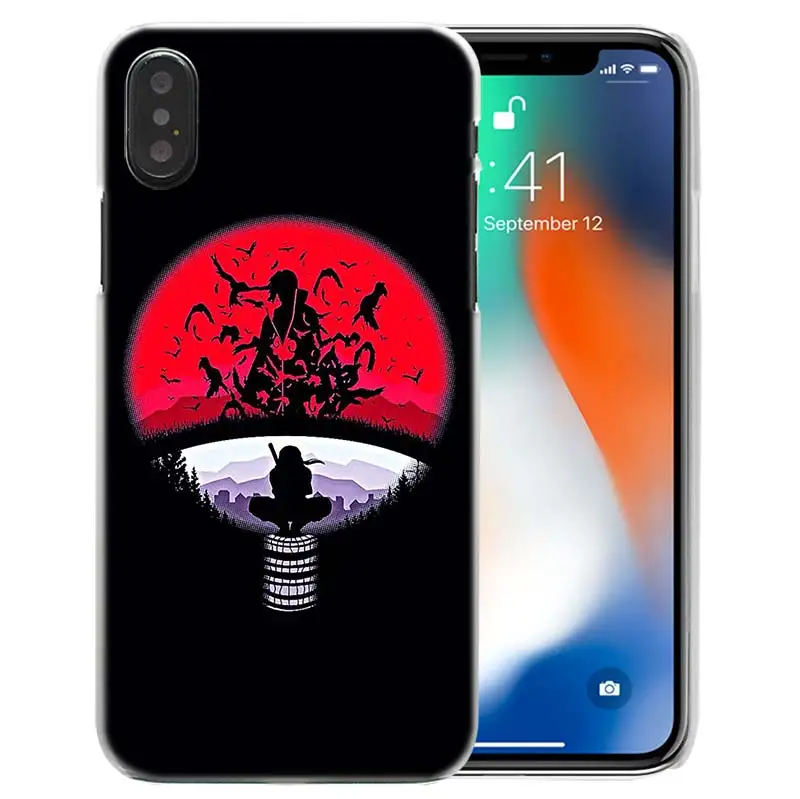 Жесткий пластиковый Чехол Наруто Какаши для iPhone XS Max XR X 10 7 8 6 6S Plus 5S SE 5 4S 4 5C Прозрачный чехол для телефона Coque 11 11Pro Sac - Цвет: 06