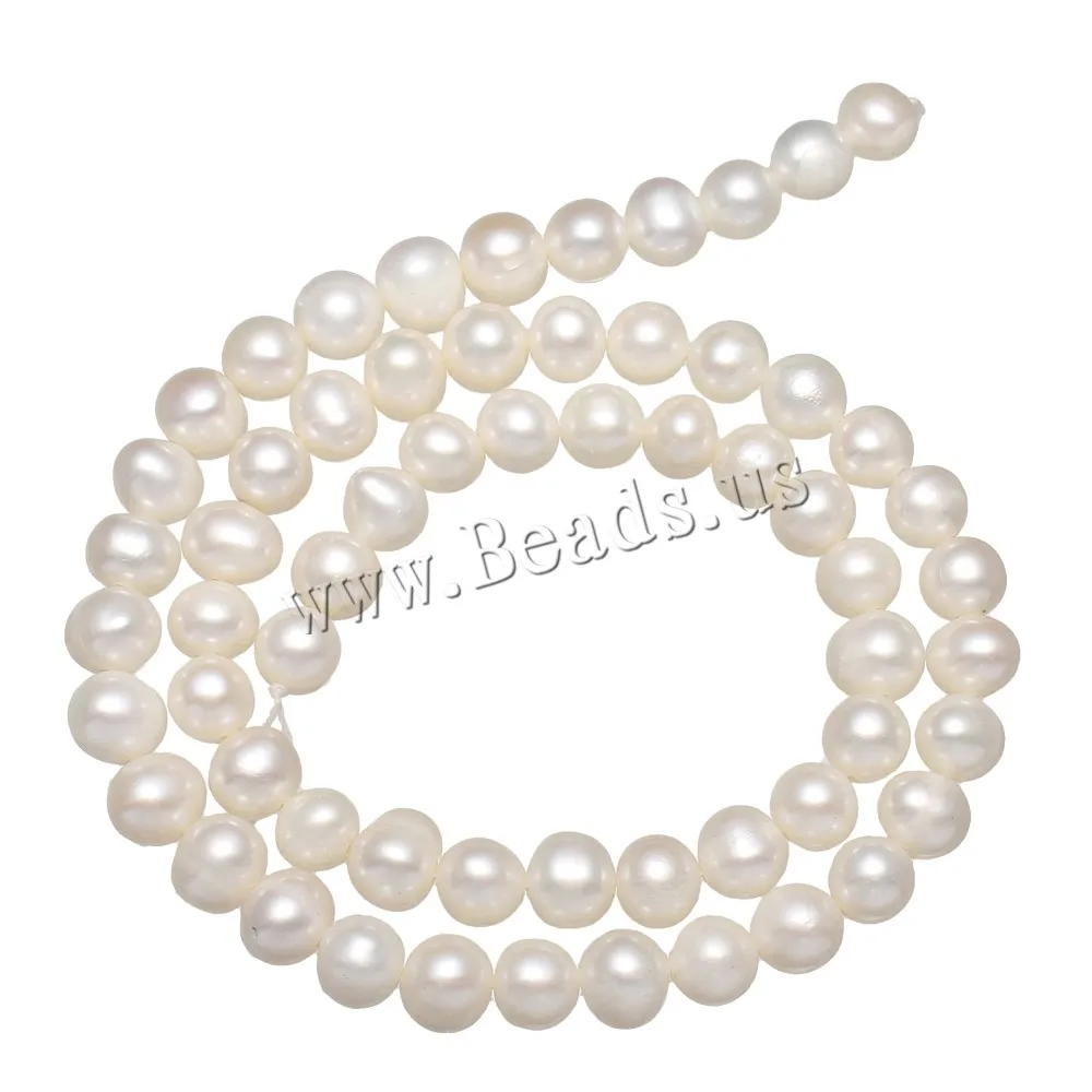 

Cultured Potato Freshwater Pearl Beads Natural White 6-7mm Approx 0.8mm Sold Per Approx 15 Inch Strand