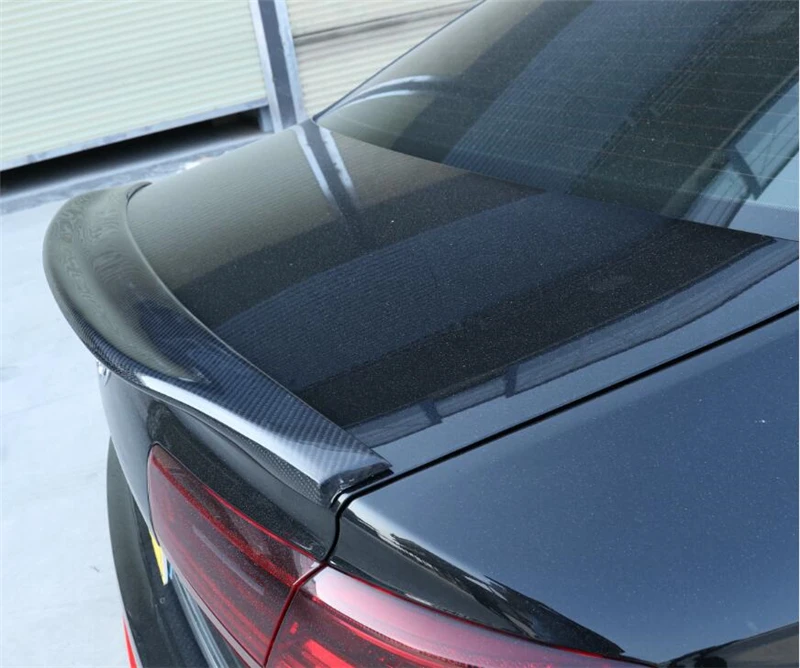 Спойлер из углеродного волокна для Audi A6 S6 RS6 2012- высокое качество Спойлеры авто аксессуары по EMS
