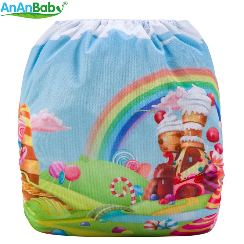 U pick Ananbaby Многоразовые непромокаемые детские подгузники Регулируемый один