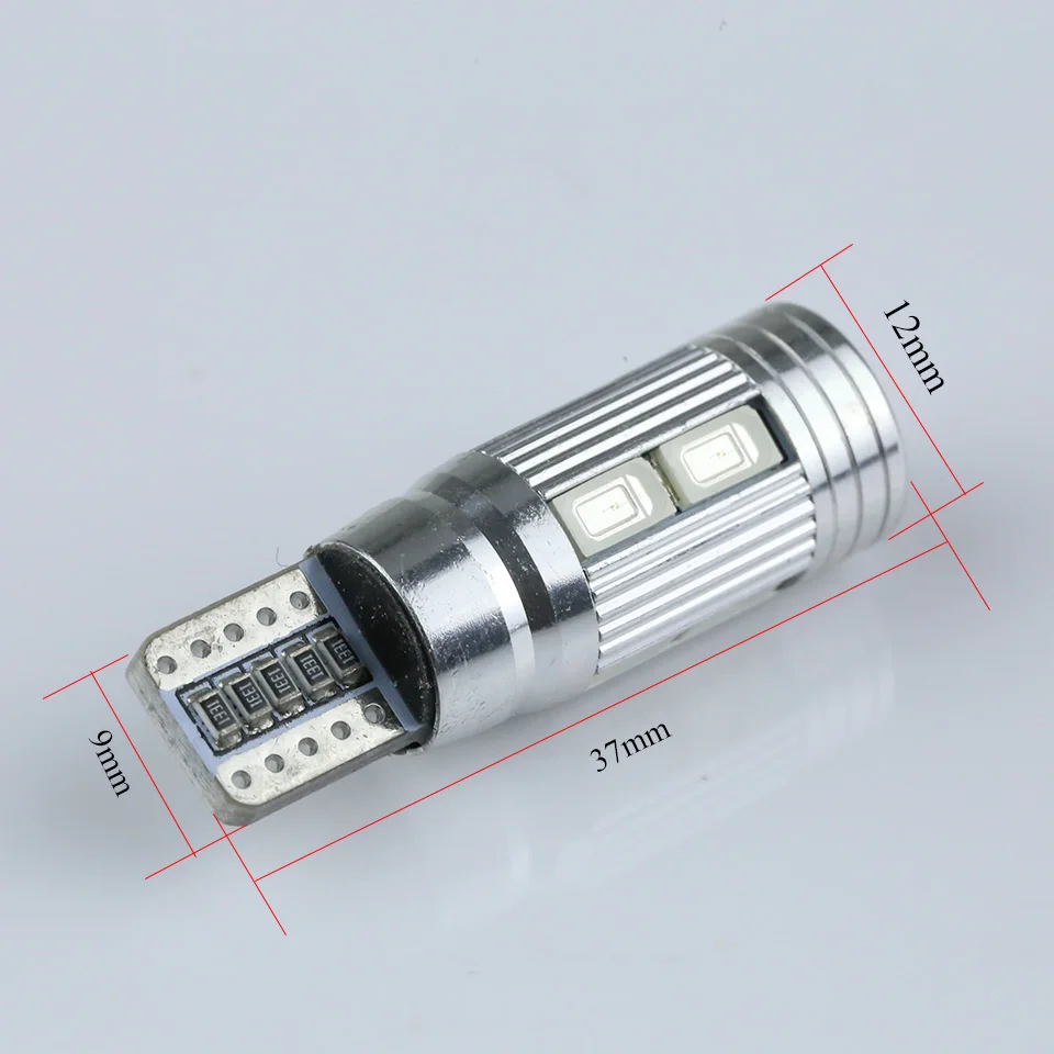 Автомобильный сигнальный светильник ANMINGPU s 2x T10 w5w, светодиодная лампа без ошибок 12 В, автомобильный интерьерный светильник w5w Canbus T10, светодиодные лампы для автомобилей
