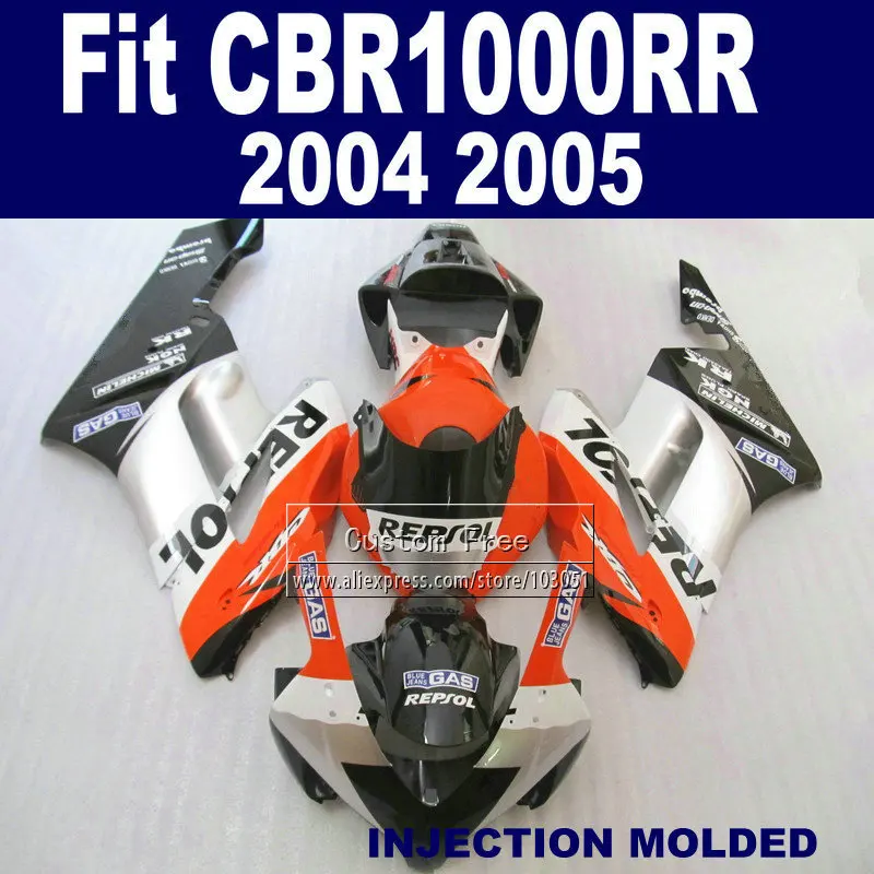 Инжекционный обтекатель наборы для Honda 2004 2005 CBR1000RR CBR 1000 RR 04 05 1000RR оранжевые