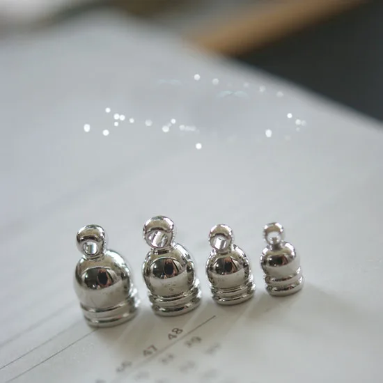 Аксессуары для аксессуаров: кожаный шнур ожерелье Концевики петли текстурные