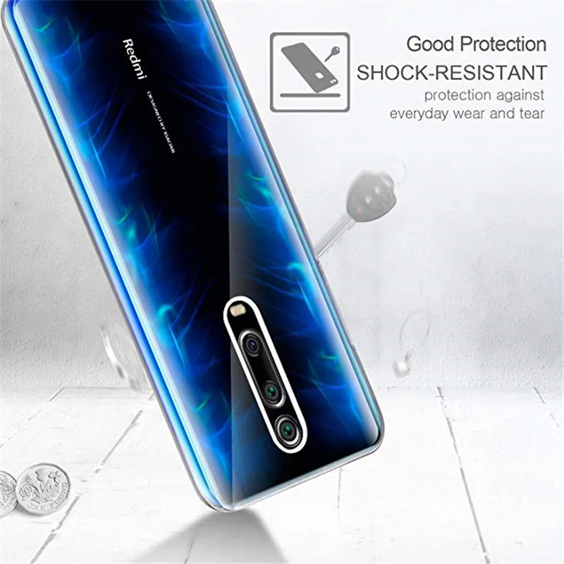 Чехол для Xiaomi Mi 9T Pro 9TPro Роскошный прозрачный мягкий силиконовый чехол из ТПУ Для