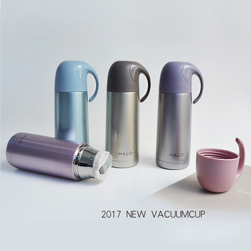 Портативный термос из нержавеющей стали 350 мл с ручкой|thermos bottle|steel vacuum flaskvacuum flask |