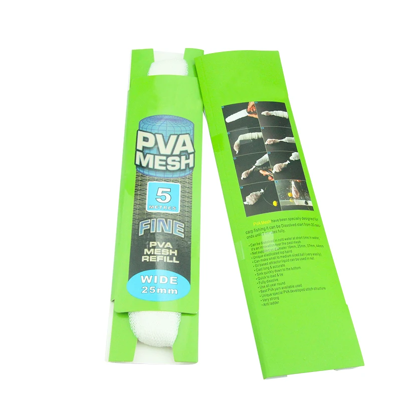 5 м PVA широкий сетчатый сменный Карп рыболовные чулки Boilie Rig Bait Wrap Bags|Рыболовные