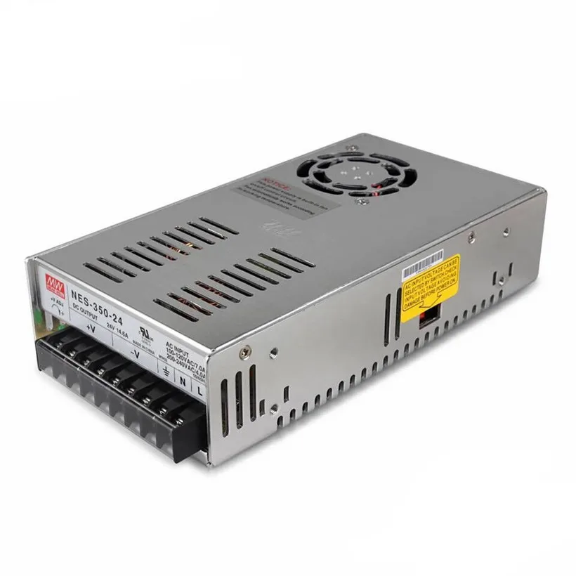 NES-350W MEAN WELL AC в DC один выход 350 Вт 29A 12 В 24 В Meanwell импульсный источник питания NES-350