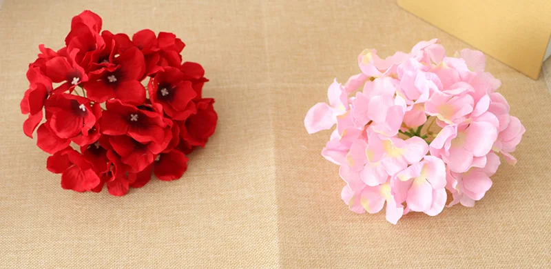 25 шт. DIY Искусственные головки цветов Гортензия пион шелковые свадебные цветы цветочные стены фон для отеля фоновое украшение