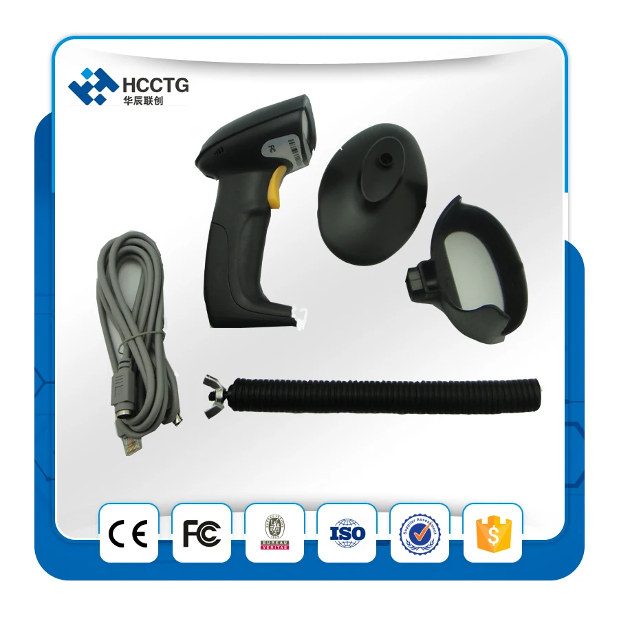 Низкая цена 1D сканер штрих-кода считыватель лазерный HS6100 | Компьютеры и офис