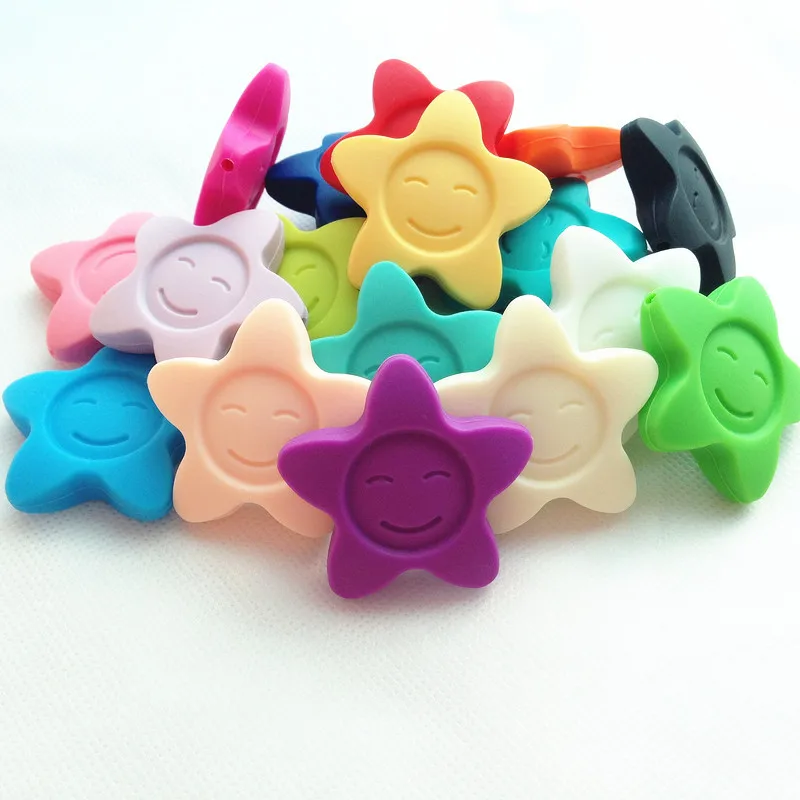 Оптовая продажа силиконовые бусины для прорезывателя зубов высшее качество