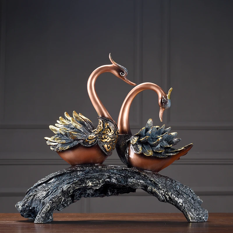 Лебедь украшения мебель для свадебного декора гостиной ТВ кабинет бизнес винный