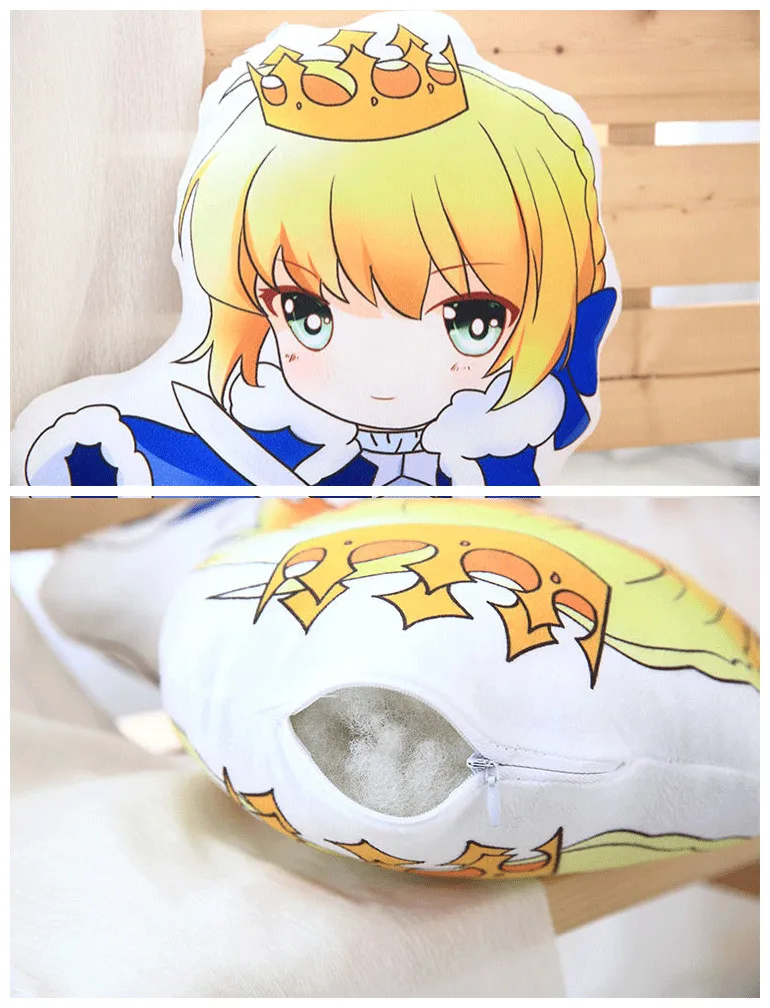 Плюшевые куклы Fate FGO Fate Grand Order Toys Joan of Arc Saber Shielder Matthew Merlin модель подушки 50 см