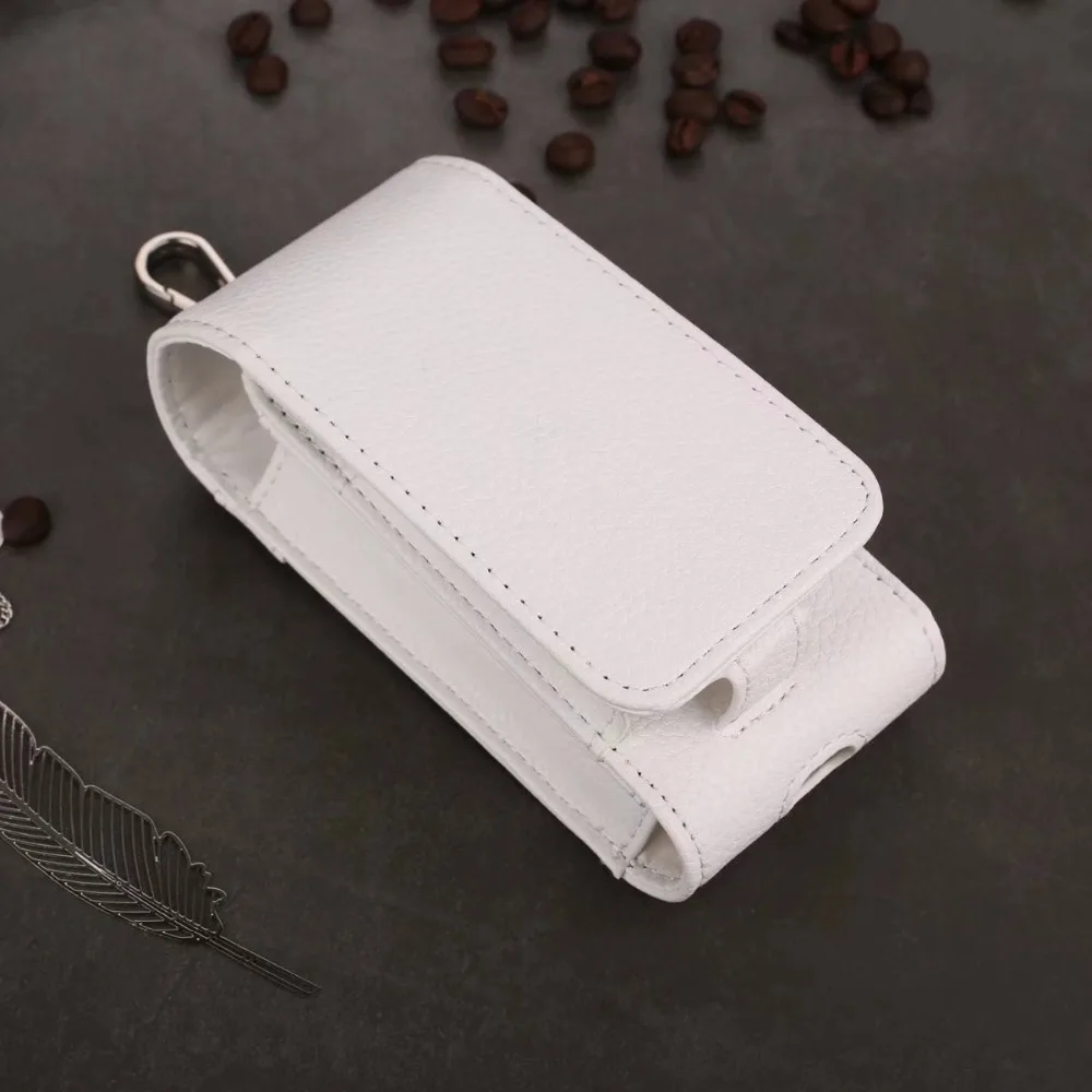Роскошный чехол из искусственной кожи iQOS Lichi, футляр для хранения, сумка для переноски iQOS, защитный чехол