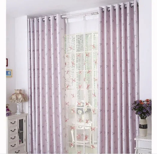 Шторы розовые для гостиной спальни детской светонепроницаемые шторы 3 вида