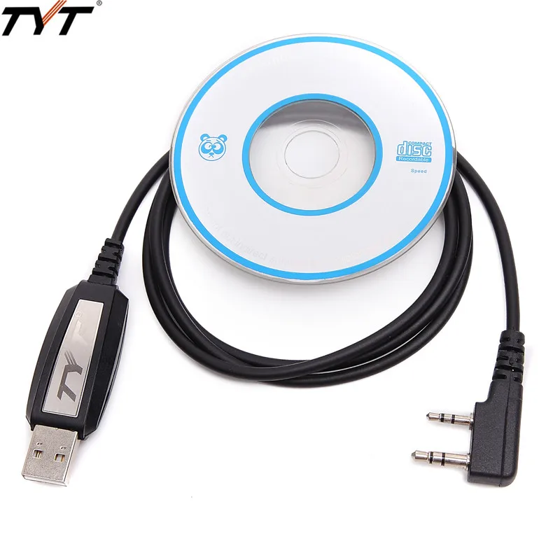 TYT TH UV8000D USB Кабель для программирования CD Win10 двухстороннего радио F8 DM UVF10/E